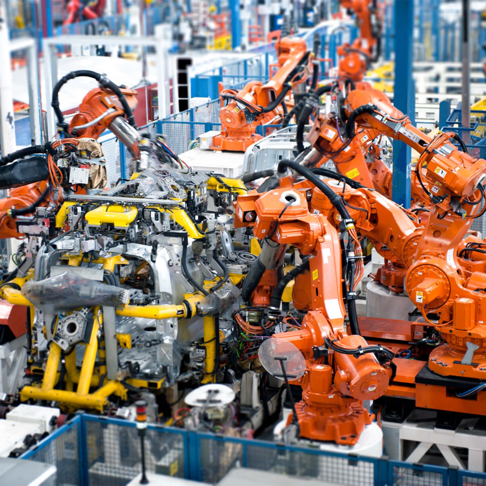 Automobile production robotics